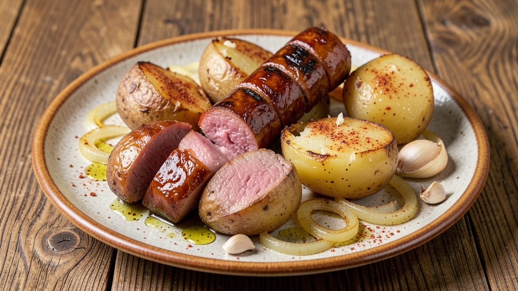 Beef Kielbasa and Potato Recipe: Smoky Sausage and Crispy Spuds in One Pan