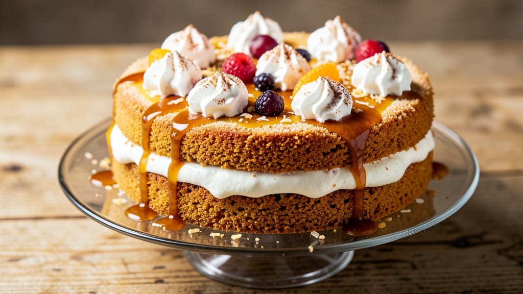Sweet Potato Tres Leches Cake Recipe: Layers of Vanilla Custard and Spiced Sweet Potato Magic