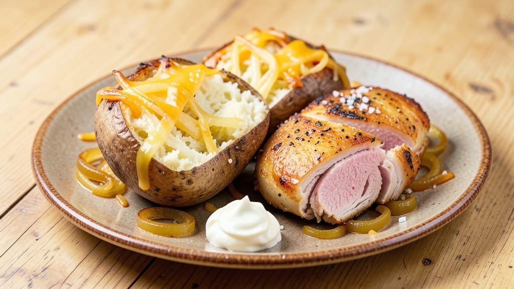 Baked Potato Chicken Cheese Recipe: Flaky Layers and Melty Cheese Magic