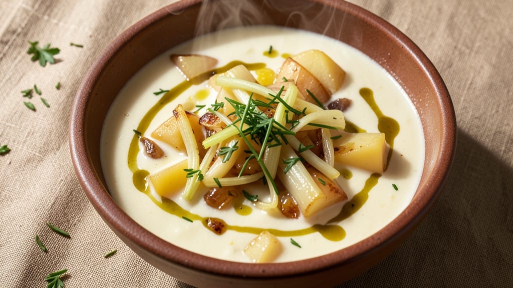 Baked Potato Leek Soup Recipe: Velvety Smoothness With Earthy Depth