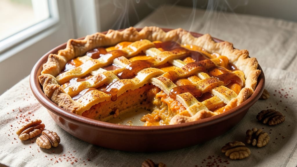 Spicy Sweet Potato Pie Recipe: Warm Cinnamon-Spiced Filling With Crispy Top