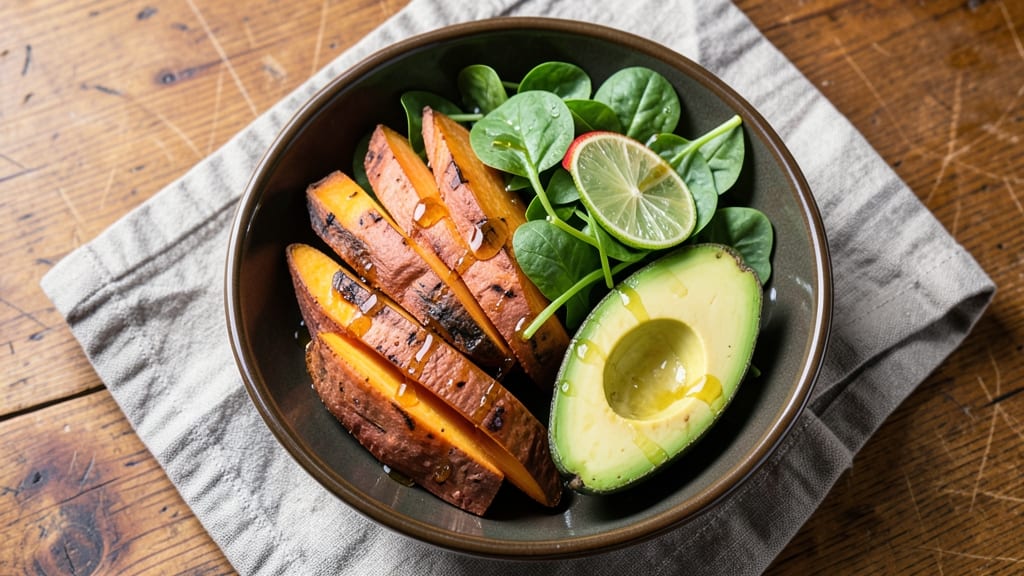 Sweet Potato Avocado Bowl Recipe: Roasted Sweetness Meets Creamy Avocado Crunch