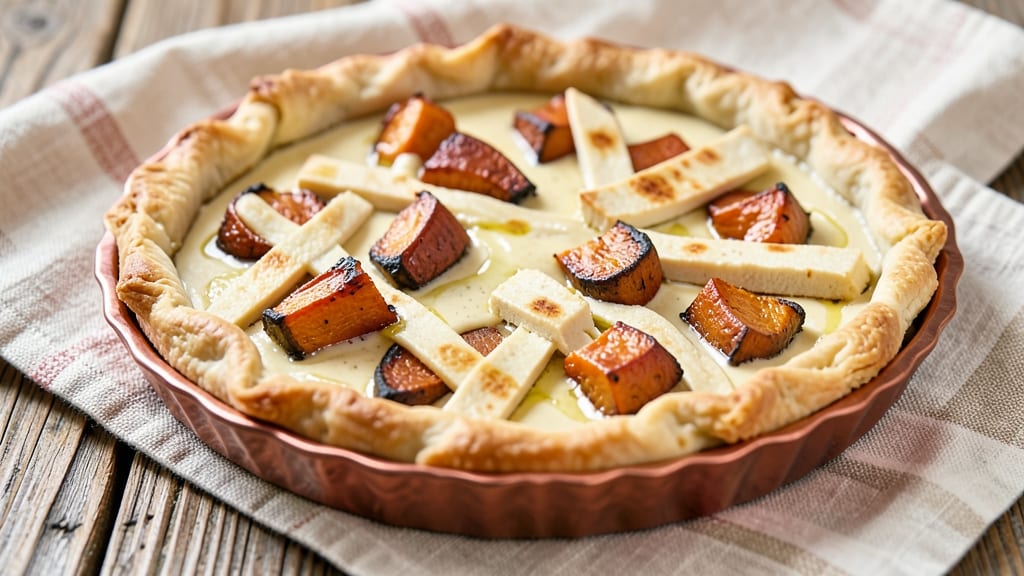 Vegan Sweet Potato Quiche Recipe: Crispy Crust Meets Spiced Plant-Based Filling