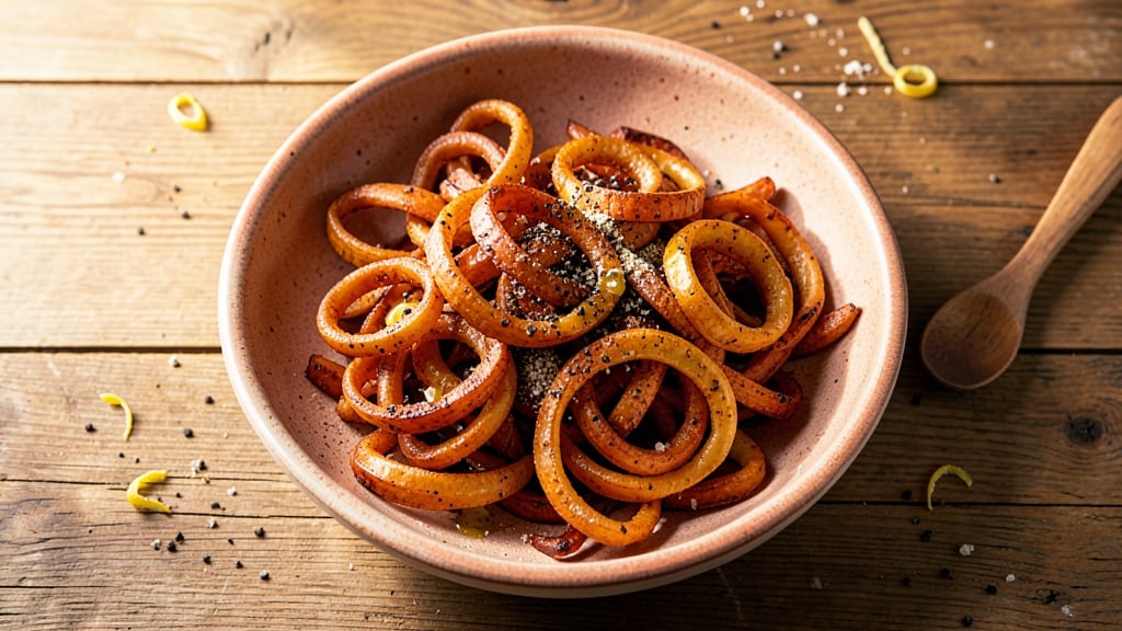 Spiralized Sweet Potato Fries Recipe: Twice-Baked Crispy-Core Wonder