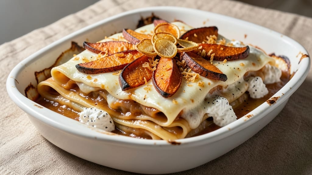 Sweet Potato Lasagne Recipe: Layers of Spiced Roast and Cheese Harmony