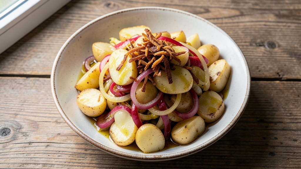 Authentic Cold German Potato Salad Recipe: Vinegar-Sharp Crunch Without Mayo