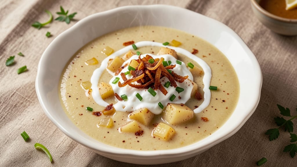 Allison's Baked Potato Soup Recipe: Velvety Creaminess With Crispy Bacon Bits