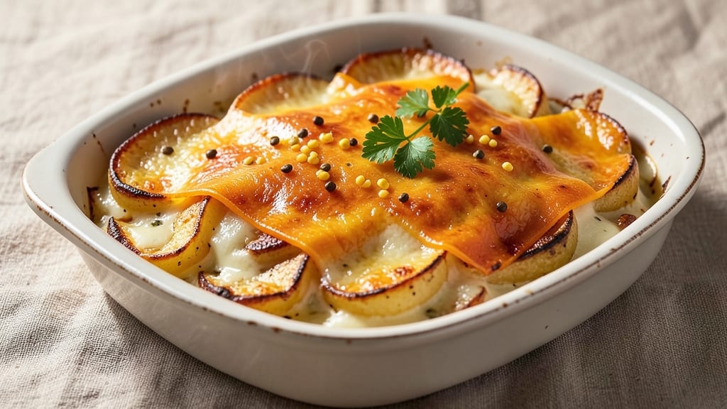 Au Gratin Potato Recipe for Two: Cheesy Crisp-Top Elegance in One Pan