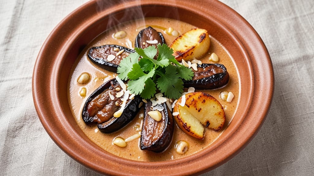 Aubergine and Potato Curry Recipe: Spiced One-Pan Velvety Richness