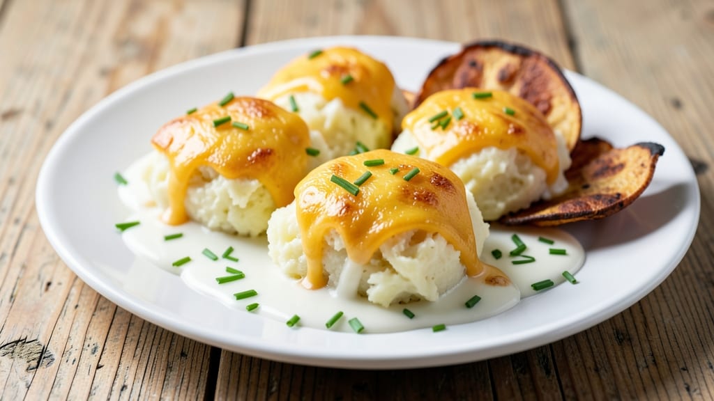 Baked Mashed Potato Bites Recipe: Crispy Lattice Crunch Over Creamy Centers