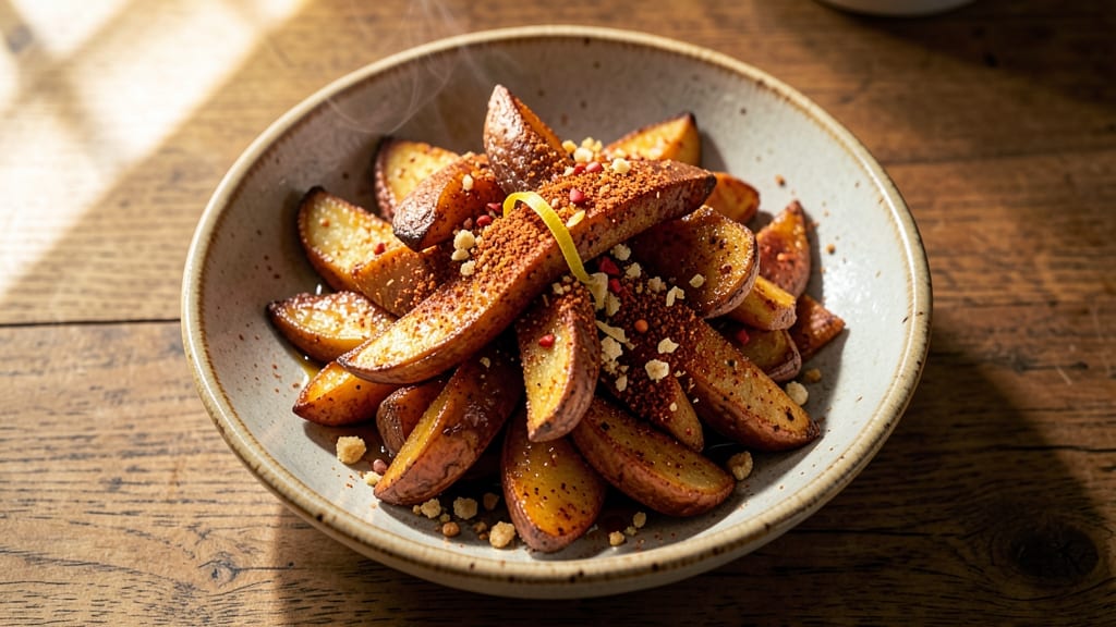 Spicy Potato Fry Recipe: Fiery Air-Crisped Wedges With Smoky Paprika Kick