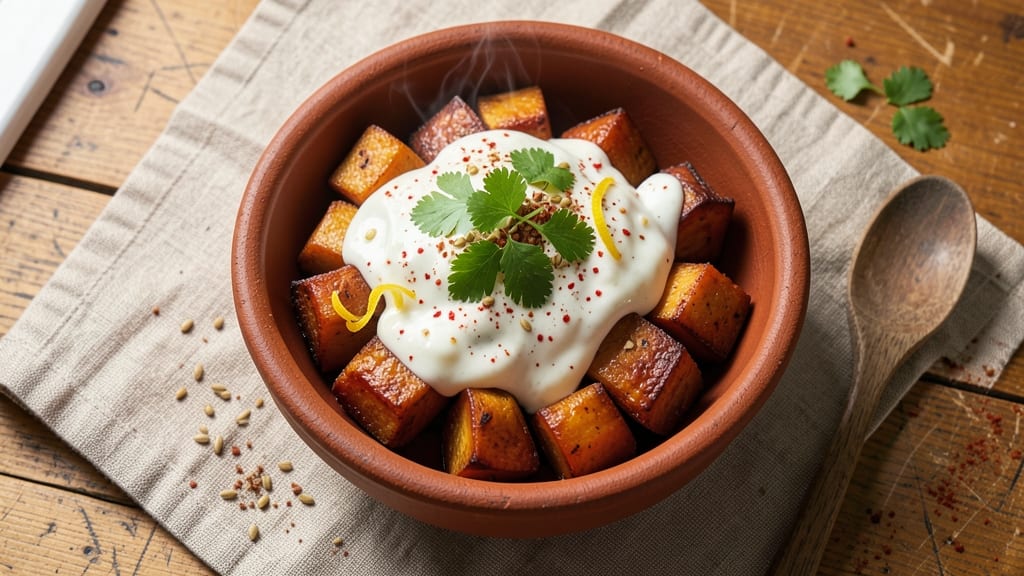 Tandoori Sweet Potato Recipe: Charred Spice Crunch With Yogurt-Marinated Depth