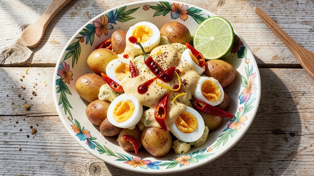 Bahamian Potato Salad Recipe: Jerk-Spiced Crunch With Citrus Zing