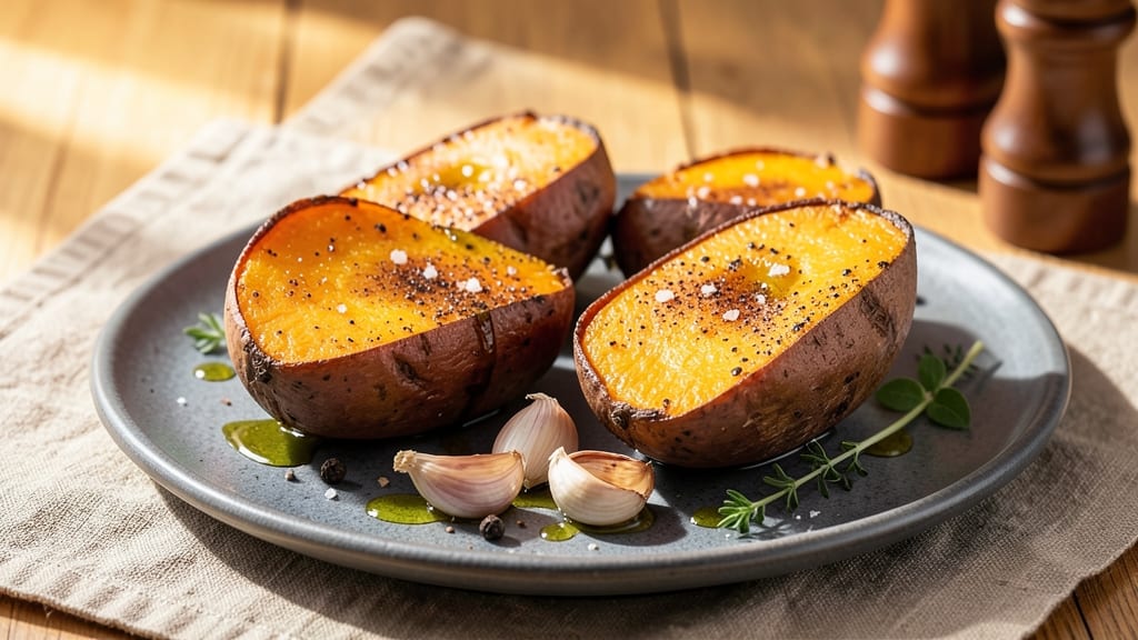 Baked Sweet Potato Dinner Recipe: One-Pan Roast With Caramelized Edges
