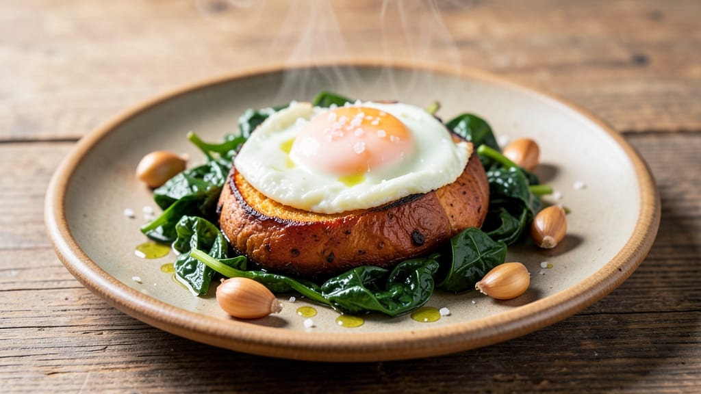 Sweet Potato Spinach Egg Recipe: Savory Breakfast Hash With Caramelized Sweetness