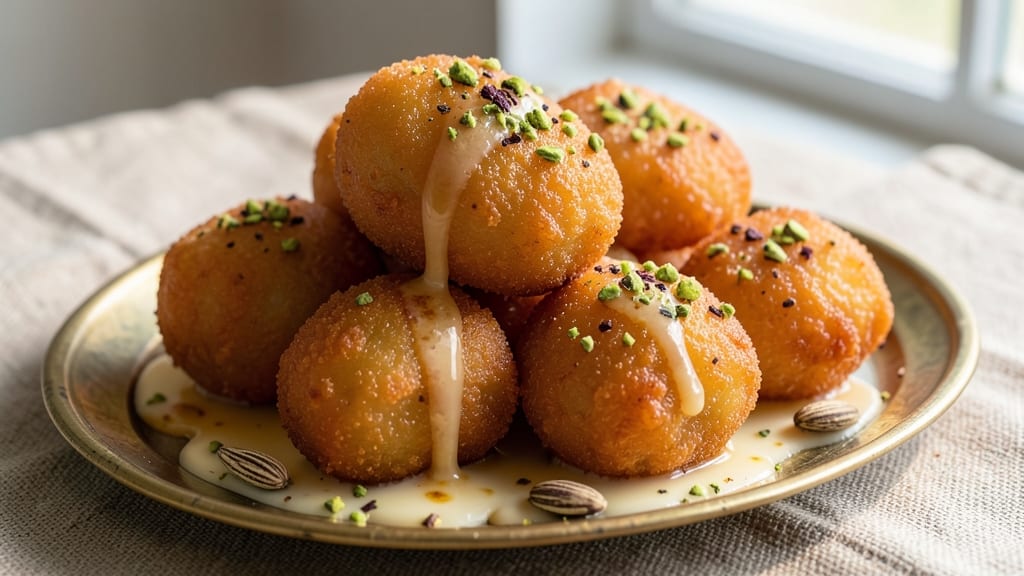 Sweet Potato Gulab Jamun Recipe: Deep-Fried Cardamom Clouds in Syrup