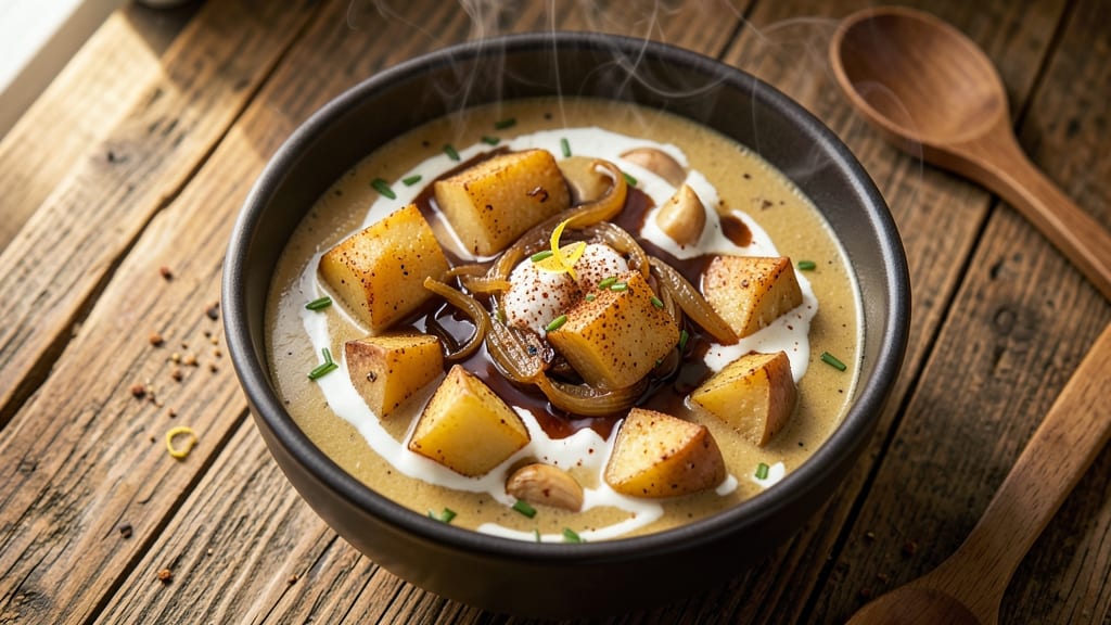Atomic Ale Potato Soup Recipe: Smoky Beer and Cheese Crunch in One Pot