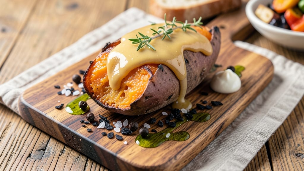 Baked Okinawan Sweet Potato Recipe: Caramelized Sweetness With Crispy Lattice Top