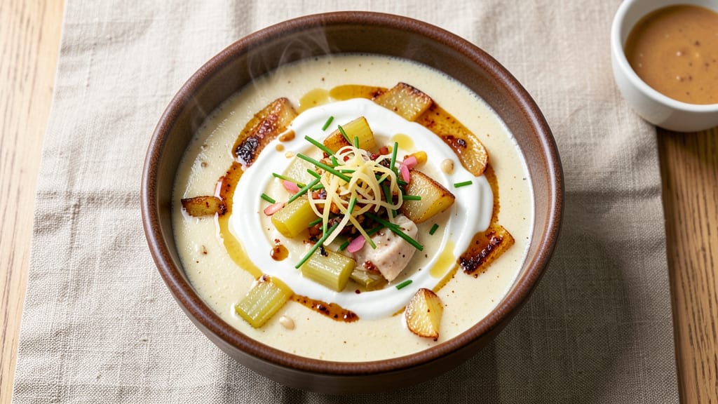 Baked Potato Soup Recipe with Chicken Broth: Velvety Creaminess Packed with Protein
