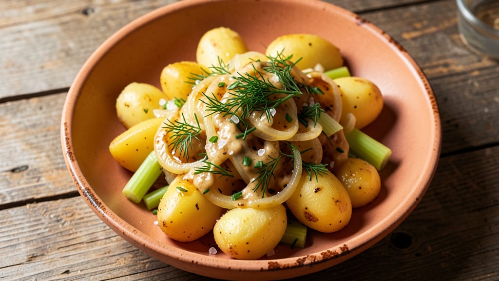 Best Ever German Potato Salad Recipe: Mustard-Vinegar Crunch Without Mayo