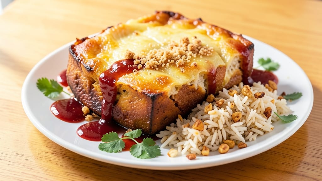 Sweet Potato Pinoy Recipe: Crispy Lattice Top With Savory Garlic-Soy Glaze