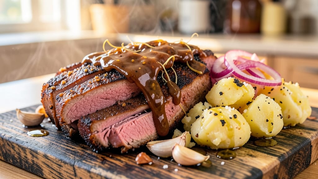 Bbq Brisket Smashed Potato Recipe: Crispy Edges and Smoky Flavor Fusion
