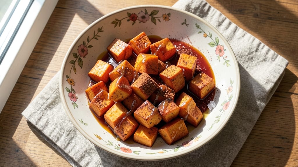 Sweet Potato Cubes Oven Recipe: Honey-Glazed Crispy Bites in 25 Minutes