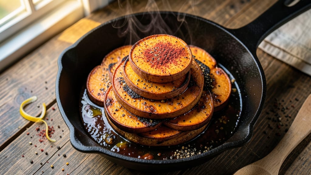 Sweet Potato Cast Iron Recipe: Caramelized Crunch and Silky Centers