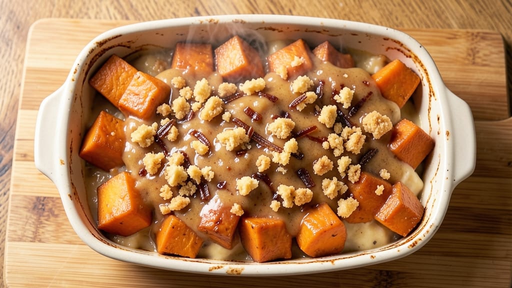 Sweet Potato Casserole Recipe With Measurements: Crispy Streusel Crown Over Creamy Spiced Swirls