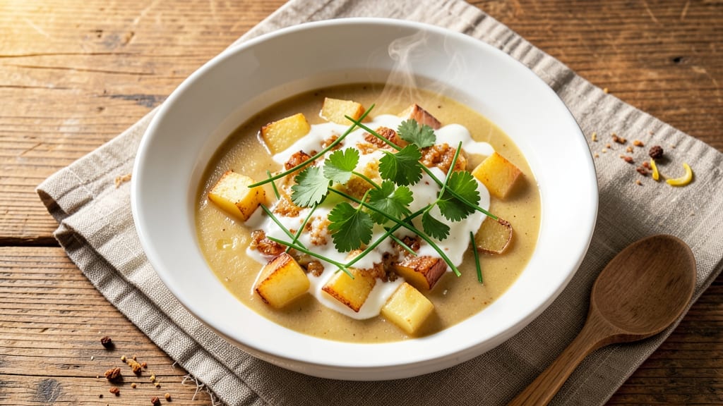 Ina Garten Potato Soup Recipe: Velvety Creamy Texture With Herbed Swirl