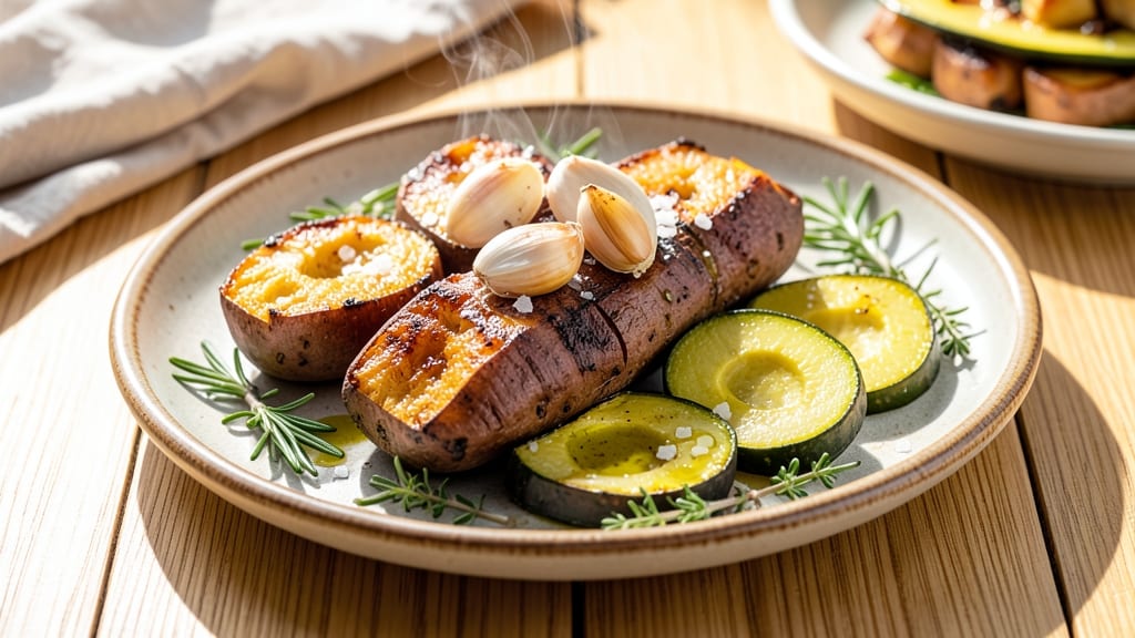Sweet Potato Summer Squash Recipe: Roasted Sweetness Meets Herb-Infused Crunch