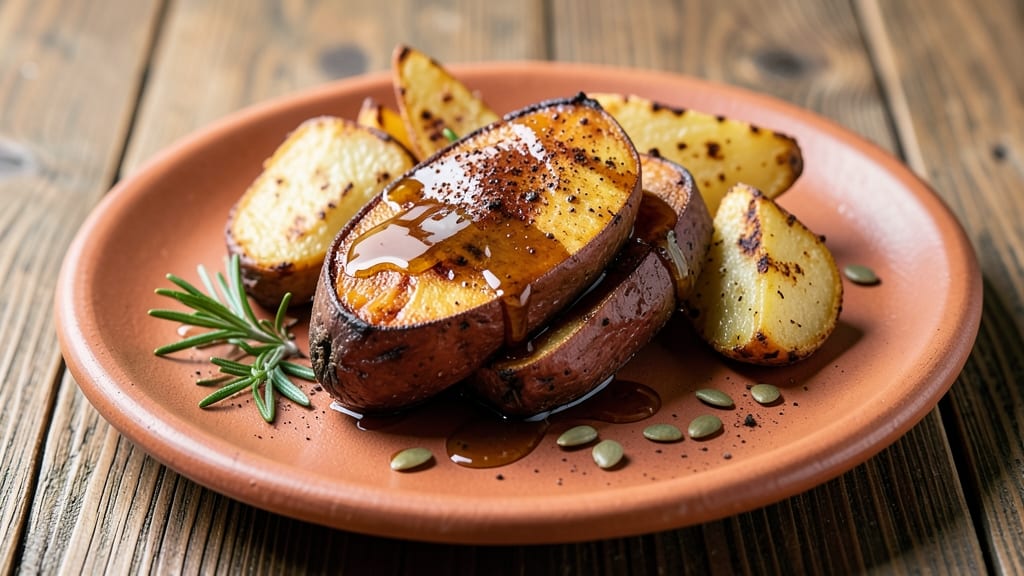 Sweet Potato Plant-Based Recipe: Smoky Maple-Glazed Bites With Crispy Edges