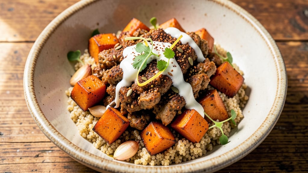 Sweet Potato Ground Turkey Bowl Recipe: Spiced Protein-Packed Meal in 25 Minutes