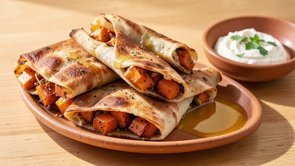 Sweet Potato Stuffed Paratha Recipe: Flaky Layers and Spiced Roast Harmony