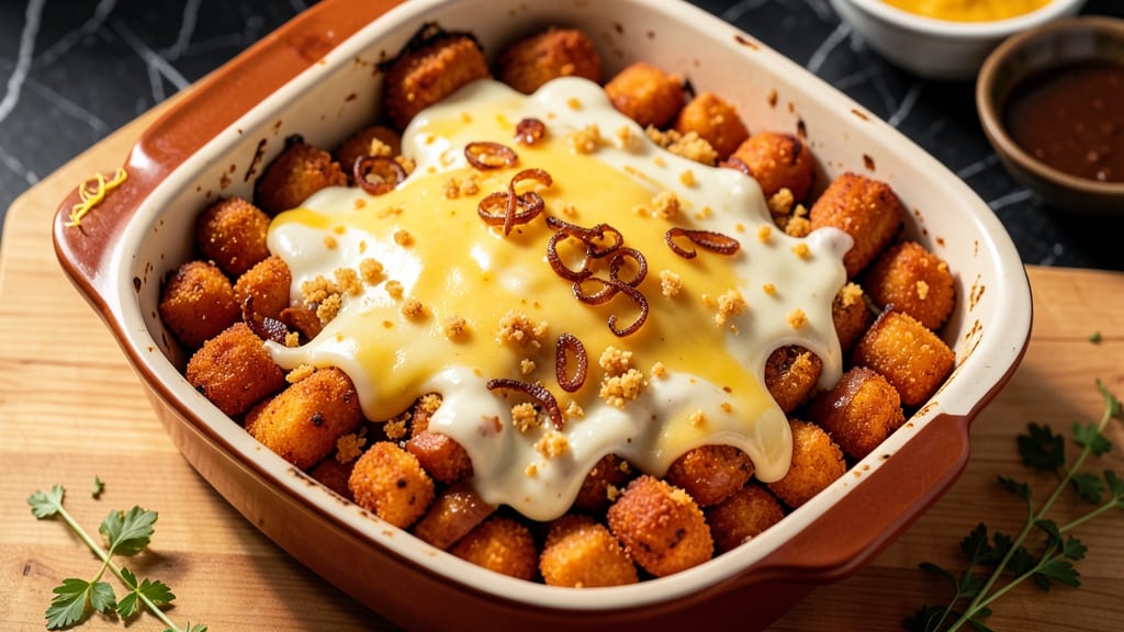 Sweet Potato Tots Casserole Recipe: Crispy Bites with Cheesy Swirl Magic