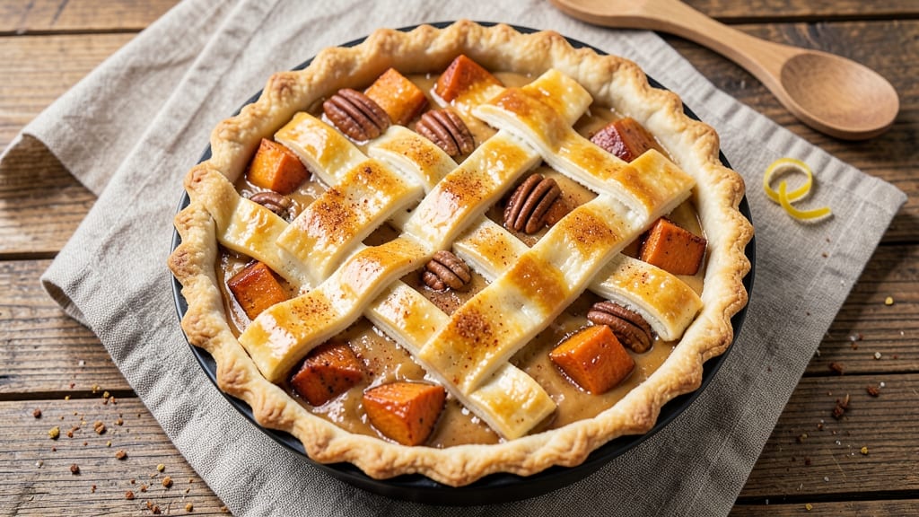 Sweet Potato Cheese Pie Recipe: Warm Spice Swirl With Crispy Crust Edge