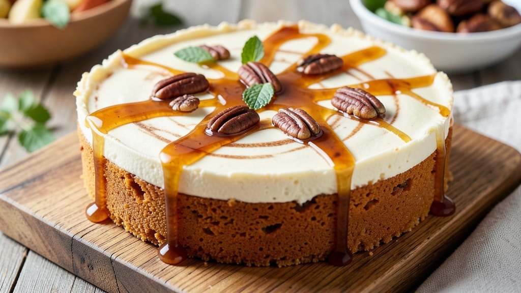 Sweet Potato Maple Cheesecake Recipe: Spiced Crust Meets Gooey Maple-Caramelized Filling