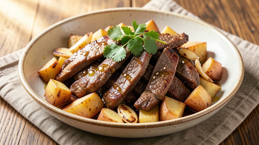 Beef and Potato Stir Fry Recipe: Wok-Seared Crispiness with Umami Depth