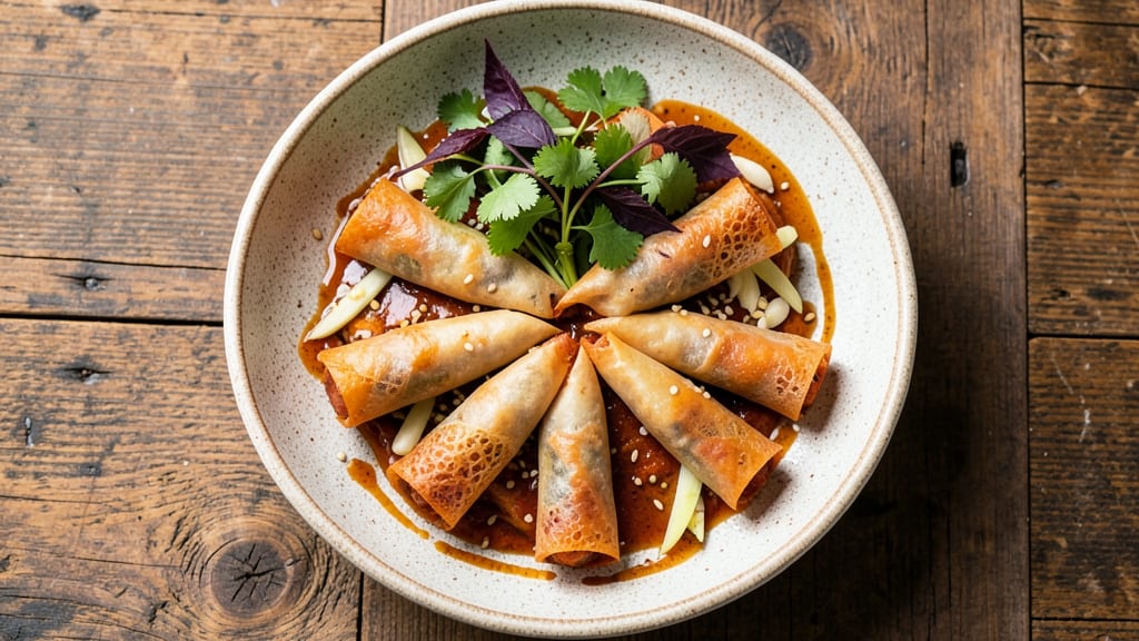 Sweet Potato Spring Rolls Recipe: Crispy Rice Paper Wraps Stuffed With Herbed Filling