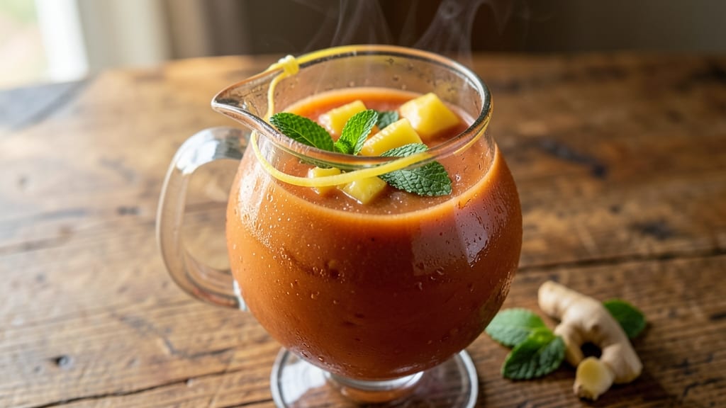 Sweet Potato And Pineapple Juice Recipe: Tropical Immunity Booster in Minutes