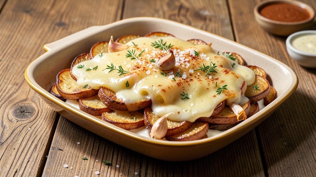 Alpine Cheese Potato Dish Recipe: Mountain-Inspired Crispy Top and Melty Core