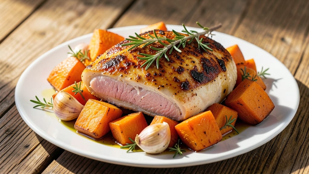 Baked Chicken Breast and Sweet Potato Recipe: One-Pan Dinner With Caramelized Sweetness