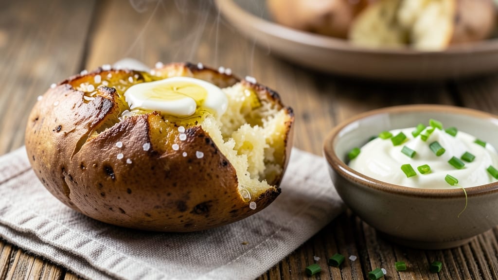 Baked Potato NuWave Oven Recipe: Crispy Skin and Fluffy Heart in 20 Minutes
