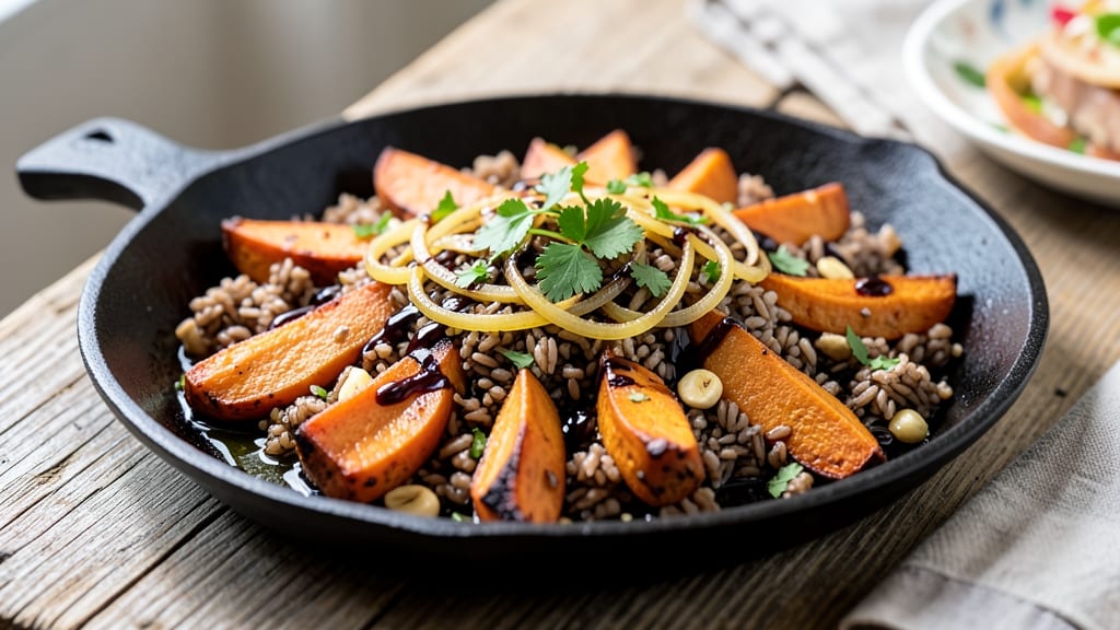 Sweet Potato and Wild Rice Hash Recipe: Savory-Sweet Breakfast Bowl with Nutty Crunch