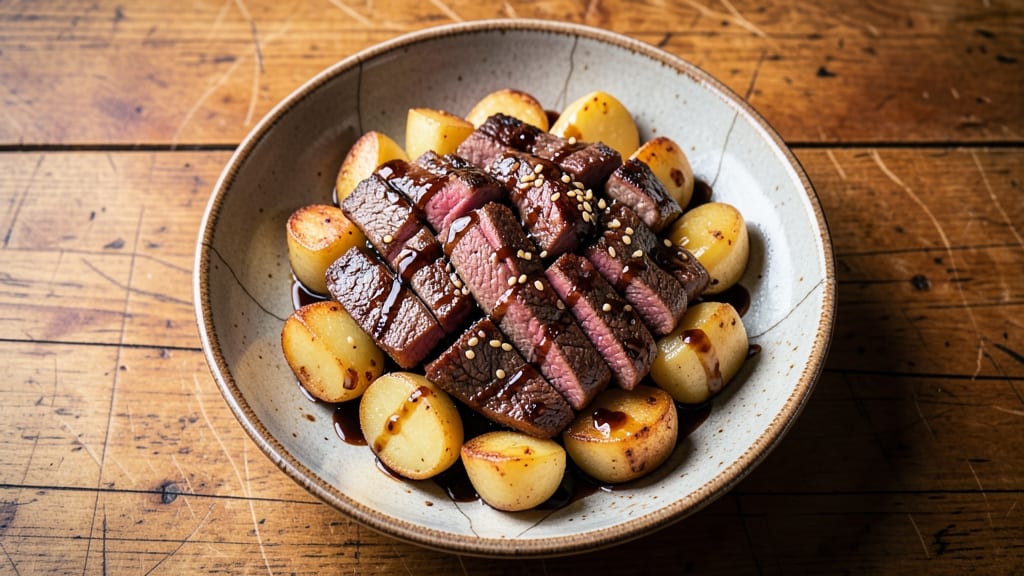 Beef and Potato Chinese Recipe: Wok-Fried Crispy Edges and Tender Cores