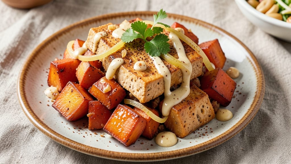 Sweet Potato Hash With Tofu Recipe: Smoky Crispy Edges and Silky Plant-Based Protein