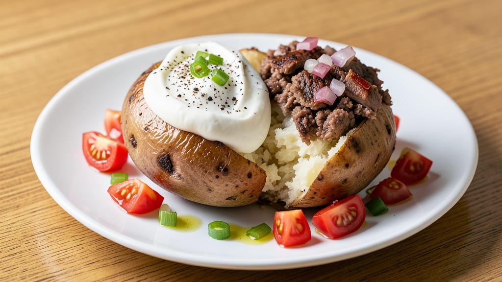 Baked Potato Recipe for Weight Loss: Lightened-Up Loaded Potato Without the Guilt