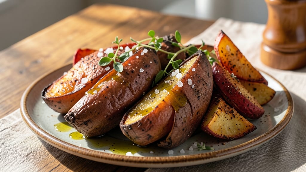 Sweet Potato Spud Recipe: Crispy Charred Edges With Caramelized Sweetness