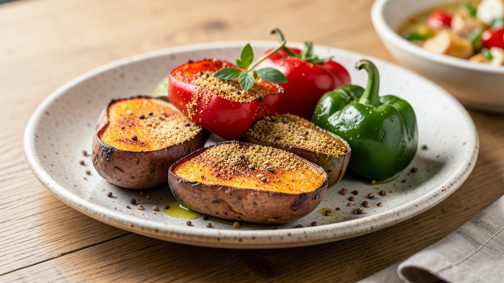 Sweet Potato And Pepper Recipe: Smoky Roasted Sweetness With Crispy Edges