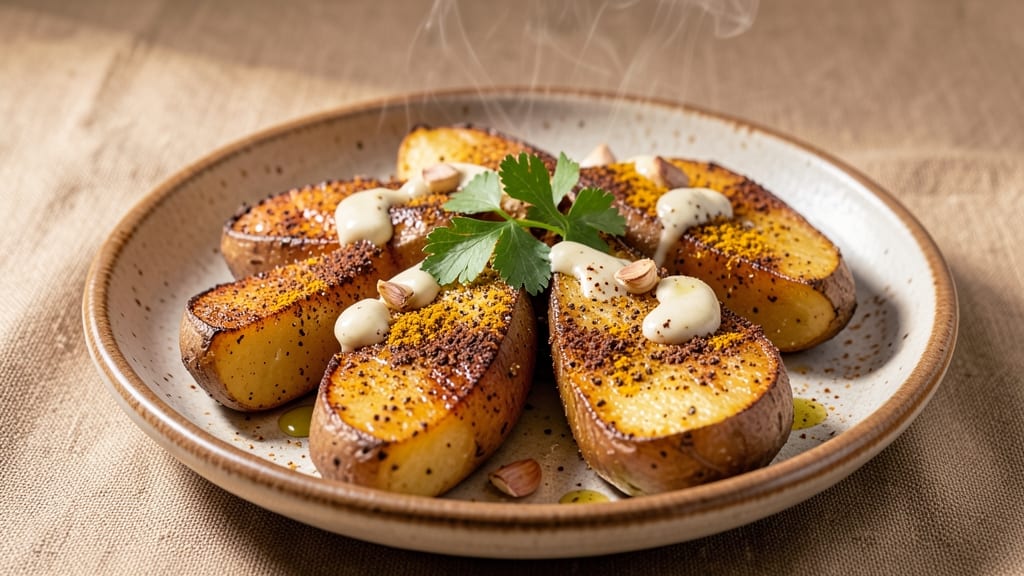 Baked Potato Recipe South Africa: Turmeric-Spiced Roast With Charred Edges